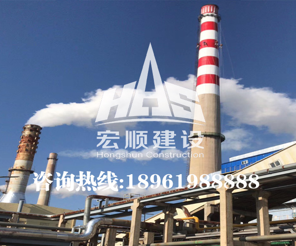 120米刷航標(biāo)煙囪
